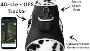 Realtime Pet Dog Tracking Collar Clip Device + GPS GSM Tracking System Size:M